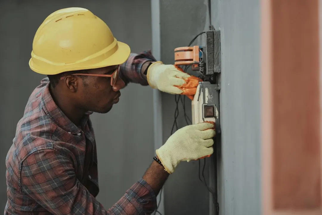 Calgary Heating and Cooling technician on service call
