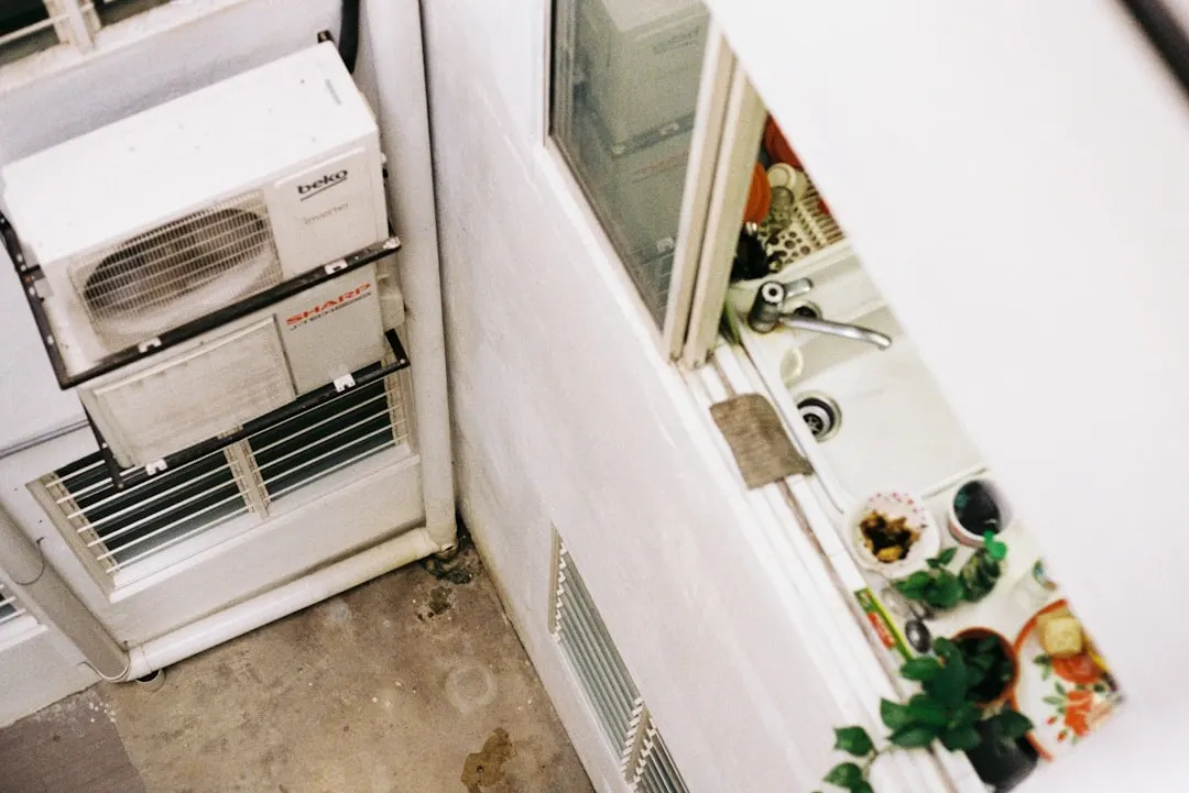 Mechanical room during annual HVAC maintenance in Calgary